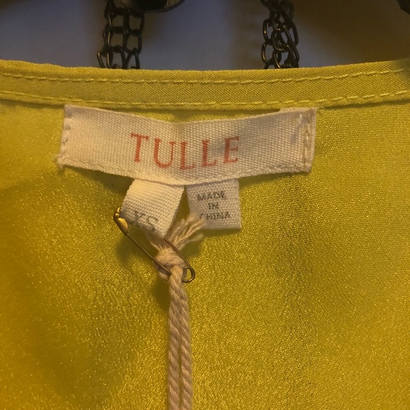 Tulle Peplum Blouse XS - Picture 3 of 6